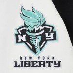 Pro Standard MENS WNBA NEW YORK LIBERTY CLASSIC CHENILLE VARSITY JACKET BLACK/WHITE M60030 L