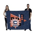 NORTHWEST Connecticut Sun WNBA Funky Fresh Printed Wall Hanging 34 x 40 inches