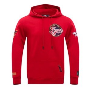 Pro Standard MENS WNBA INDIANA FEVER CLASSIC CHENILLE PULL OVER HOODIE RED L
