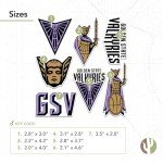 Desert Cactus Golden State Valkyries Sticker WNBA Women's National Basketball Association Officially Licensed Vinyl Decal Laptop Water Bottle Car Scrapbook (Type 2-4)