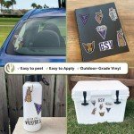 Desert Cactus Golden State Valkyries Sticker WNBA Women's National Basketball Association Officially Licensed Vinyl Decal Laptop Water Bottle Car Scrapbook (Type 2-4)