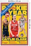 Trends International WNBA Indiana Fever - Caitlin Clark 2024 Rookie of the Year Wall Poster, 34L x 22.4W, Premium Unframed Version