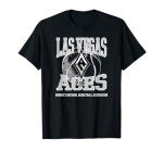 Las Vegas Aces WNBA Home Court T-Shirt - Black, Small, Unisex-Adults, Short Sleeve, T-Shirt