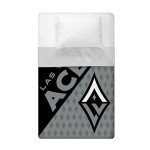 Sleep Squad Las Vegas Aces Logo 60 x 80 Raschel Plush Blanket A Super-Soft WNBA Throw