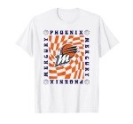 WNBA Phoenix Mercury Retro Wavy Checkerboard T-Shirt
