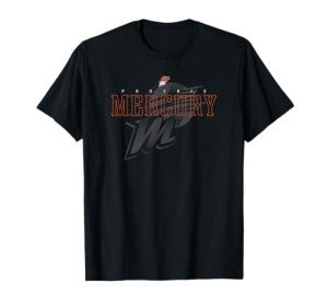 WNBA Official Phoenix Mercury Black In Black T-Shirt