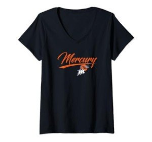 Womens WNBA Phoenix Mercury Officially Licensed V-Neck T-Shirt