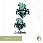 Desert Cactus New York Liberty Sticker WNBA Officially Licensed Vinyl Decal Laptop Water Bottle Car Scrapbook (4 Inch)