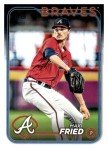 2024 TOPPS #146 MAX FRIED ATLANTA BRAVES BASEBALL OFFICIAL TRADING CARD OF MLB