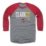 500 LEVEL Caitlin Clark Indiana Fever 3/4 Sleeve T-Shirt - Caitlin Clark Indiana Fever Elite WHT (Red/Heather Gray, Large)