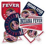 Desert Cactus Indiana Fever Sticker WNBA Women's National Basketball Association Officially Licensed Vinyl Decal Laptop Water Bottle Car Scrapbook (Type 2-3)