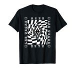 WNBA Las Vegas Aces Retro Wavy Checkerboard T-Shirt