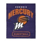 NORTHWEST Phoenix Mercury WNBA High Block Silk Touch Throw Blanket 50 x 60 inches