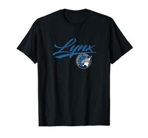 WNBA Minnesota Lynx Officially Licensed T-Shirt, Small, Black