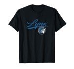 WNBA Minnesota Lynx Officially Licensed T-Shirt, Small, Black