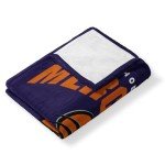 NORTHWEST Phoenix Mercury WNBA High Block Silk Touch Throw Blanket 50 x 60 inches