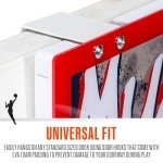 Franklin Sports WNBA Washington Mystics Over The Door Basketball Hoop - Kids Indoor Basketball Hoop with Mini Ball - WNBA Fan Shop Mini Hoop for Bedroom + Office