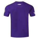 Pro Standard Mens WNBA Los Angeles Sparks Classic Chenille Short Sleeve Tee Purple L