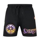 Pro Standard Mens WNBA Los Angeles Sparks MESH MESH Short Black 3XL