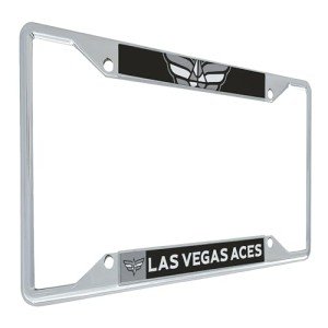 Desert Cactus Las Vegas Aces Car Accessories WNBA Team Basketball Metal License Plate Frame and Tag Holder for Front or Rear of Vehicle (Up Close Frame Version B)