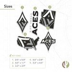 Desert Cactus Las Vegas Aces Sticker WNBA Women's National Basketball Association Officially Licensed Vinyl Decal Laptop Water Bottle Car Scrapbook (Type 2-2)