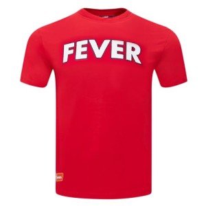 Pro Standard Mens WNBA Indiana Fever Classic Chenille Short Sleeve Tee Red L