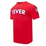 Pro Standard Mens WNBA Indiana Fever Classic Chenille Short Sleeve Tee Red L