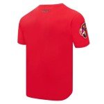 Pro Standard Mens WNBA Indiana Fever Classic Chenille Short Sleeve Tee Red L