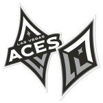 Desert Cactus Las Vegas Aces WNBA Women's National Basketball Association Officially Licensed Sticker Vinyl Decal Laptop Water Bottle Car Scrapbook (4in Version B)