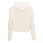 Pro Standard WOMENS WNBA LAS VEGAS ACES NEUTRAL CROPPED PULLOVER HOODIE EGGSHELL L