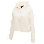 Pro Standard WOMENS WNBA LAS VEGAS ACES NEUTRAL CROPPED PULLOVER HOODIE EGGSHELL L