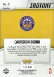 2024 Panini Instant WNBA Basketball #6 Cameron Brink Rookie Card Los Angeles Sparks - Only 448 made!