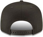 New Era MLB 9FIFTY Black Black Adjustable Snapback Hat Cap One Size Fits All - Boston Red Sox Black