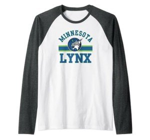 WNBA Minnesota Lynx Downtown Raglan Baseball Tee