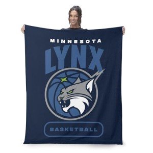 NORTHWEST Minnesota Lynx WNBA High Block Silk Touch Throw Blanket 50 x 60 inches