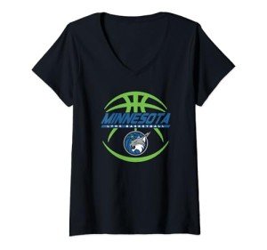 Womens WNBA Minnesota Lynx The Rock V-Neck T-Shirt