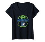 Womens WNBA Minnesota Lynx The Rock V-Neck T-Shirt