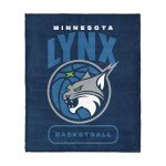 NORTHWEST Minnesota Lynx WNBA High Block Silk Touch Throw Blanket 50 x 60 inches