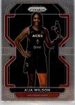 2022 Panini Prizm WNBA #128 A'ja Wilson Las Vegas Aces Basketball Trading Card