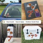 Desert Cactus Kahleah Copper Phoenix Mercury WNBA Women's National Basketball Association Officially Licensed Sticker Vinyl Decal Laptop Water Bottle Car Scrapbook (P1)