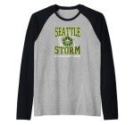 WNBA Seattle Storm Home Court Raglan Baseball Tee