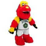Bleacher Creatures Seattle Storm Doppler 10" WNBA Mascot Plush Figure (Heroine Jersey) - A Mascot for Play or Display
