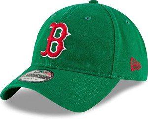New Era MLB Core Classic 9TWENTY Adjustable Hat Cap One Size Fits All (Boston Red Sox Kelly Green)