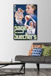 Trends International WNBA Dallas Wings - Paige Bueckers 25 Wall Poster with Pushpins, 34L x 22.4W, Premium Poster & Push Pin Bundle