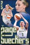 Trends International WNBA Dallas Wings - Paige Bueckers 25 Wall Poster with Pushpins, 34L x 22.4W, Premium Poster & Push Pin Bundle