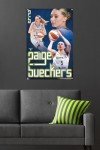Trends International WNBA Dallas Wings - Paige Bueckers 25 Wall Poster with Pushpins, 34L x 22.4W, Premium Poster & Push Pin Bundle