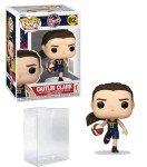 Caitlin Clark #02 Rookie Season Funko POP! Basketball WNBA: Indiana Fever Figurine with HOFSM Protector Case