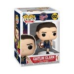 Caitlin Clark #02 Rookie Season Funko POP! Basketball WNBA: Indiana Fever Figurine with HOFSM Protector Case