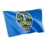 Desert Cactus Chicago Sky Flag Team WNBA 100% Polyester Indoor Outdoor 3x5 feet Flag (Light Blue)