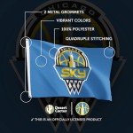 Desert Cactus Chicago Sky Flag Team WNBA 100% Polyester Indoor Outdoor 3x5 feet Flag (Light Blue)